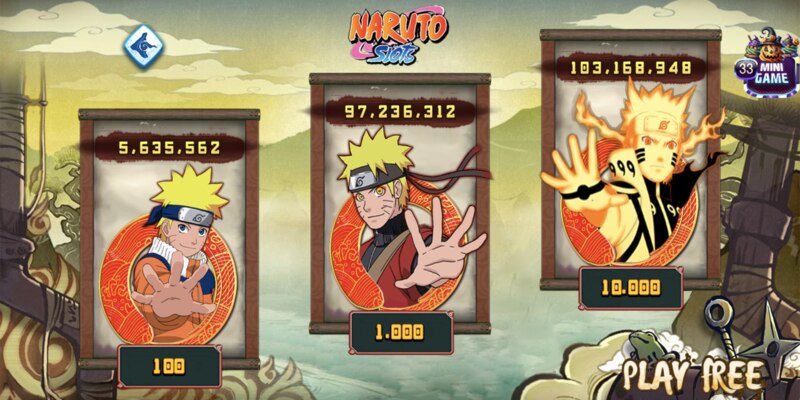 về tựa game Naruto slot